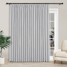 Cargar imagen en el visor de la galería, Cortinas de lino con pliegue de pellizco 3009