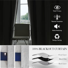 Lade das Bild in den Galerie-Viewer, Macochico 100% Blackout Chenille Curtains Pinch Pleated Drapes for Track Luxury Velvet Curtains for Living Room Bedroom Apricot Grey Thermal Blackout Curtains with Tieback and Hooks 52"Wx72"L 1 Panel