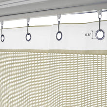 Lade das Bild in den Galerie-Viewer, Macochico Bean Medical Curtains Privacy Cubicle Curtain for Clinic SPA Lab Room Divider, Nickel Grommet 5ft W x 7ft T