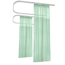 Load image into Gallery viewer, Macochico Medical Curtains Privacy Hospital Cubicle Curtain with Flat Hook Hanging for Hospital Medical Clinic SPA Lab Curtain Room Divider (1 Panel)