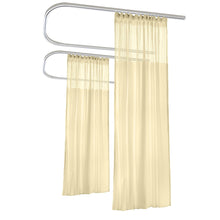 Load image into Gallery viewer, Macochico Medical Curtains Privacy Hospital Cubicle Curtain with Flat Hook Hanging for Hospital Medical Clinic SPA Lab Curtain Room Divider (1 Panel)