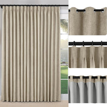 Cargar imagen en el visor de la galería, Macochico Custom Made 100% Blackout New Chenille Curtains,Soft and Luxury, Available for Different Size and Hanging Type, 1 Panel
